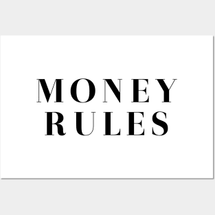 Money Rules Posters and Art